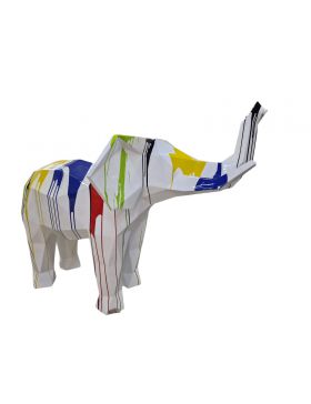 DESIGNER FIGUR - Elephant, POP-ART