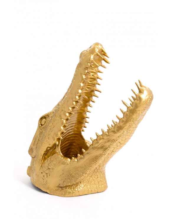 Alligator Krokodil-Kopf, Lebensgroß, Wanddekoration