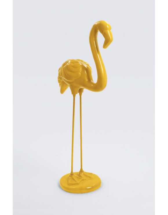 Deko-Figur Flamingo XXL, POP ART, Designer Deko Figur Hochglanz-Lack