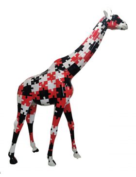 Giraffe, Deko, Tier Figur, Dekoration XXL, TRASH