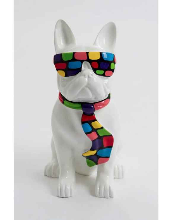 französische bulldogge mit Brille, Designer Deko, Pop-Art - Design