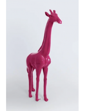 Giraffe, Deko, Tier Figur, Dekoration XXL-POP-ART, PINK