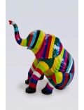 DESIGNER FIGUR - Elephant, Pop-Art