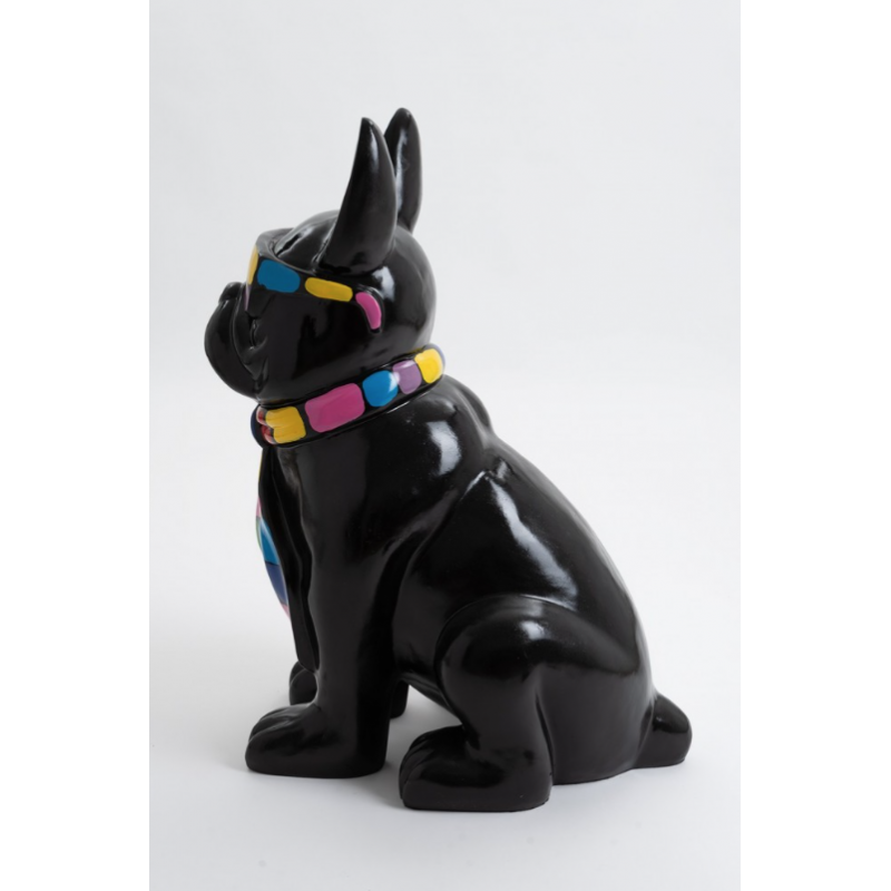Französische Deko Bulldogge Kunstbemalung - Tierische Kunst
