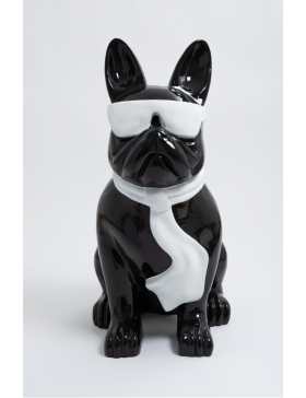 französische bulldogge mit Brille, Designer Deko, Pop-Art