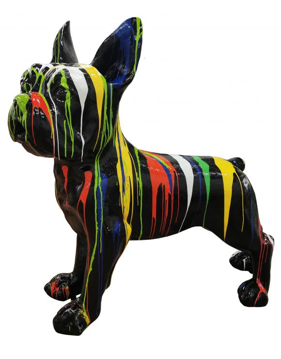 Französische Bulldogge - Designer Deko, POP-ART