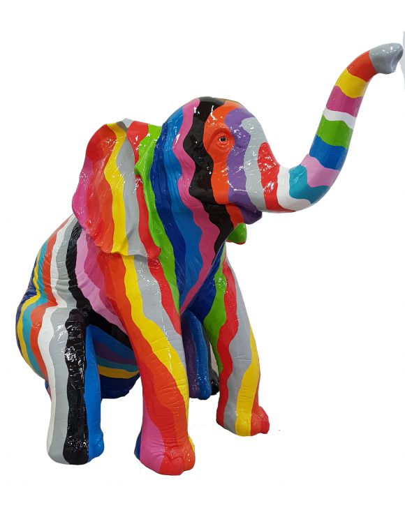 DESIGNER FIGUR - Elephant, Pop-Art