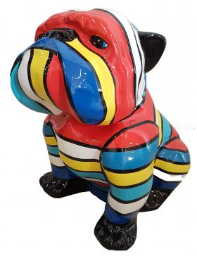 Englische Bulldogge, Designer Deko, POP-ART