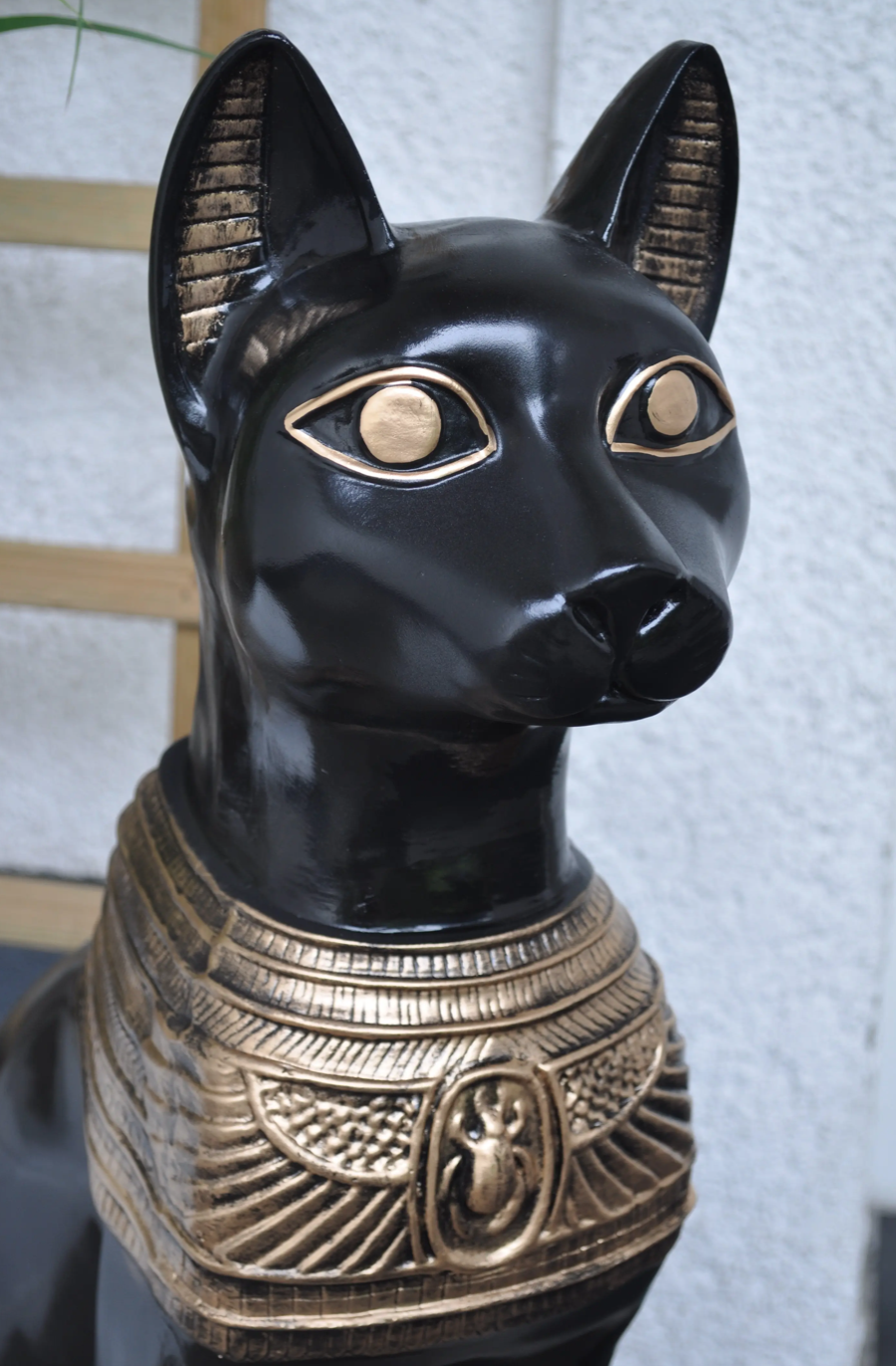 Ambiance-Live Wandtattoo Ägyptische Katze Bastet – 40 X 35 Cm, Einfach Anzubringen & Abzulösen