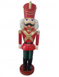 Nussknacker - bunte Uniform - lebensgroß- Weihnachten
