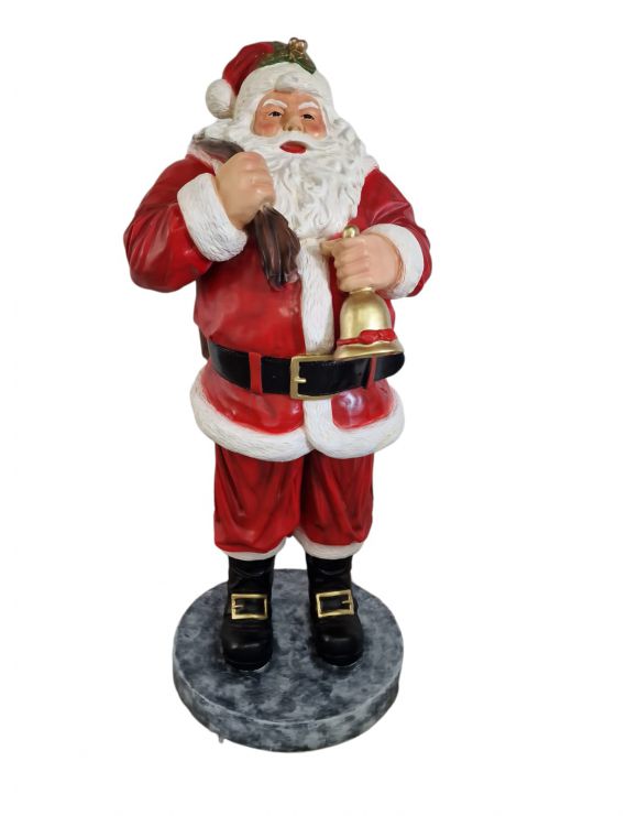 Weihnachtsmann mit Solarlampe
